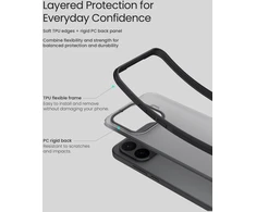 Nillkin Super Frosted PRO Back Dėklas Xiaomi 17T Pro juodos spalvos