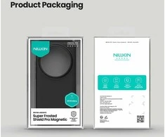 Nillkin Super Frosted PRO Magnetic Back dėklas skirtas Xiaomi 15 Ultra juodos spalvos