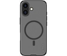 Nillkin Super Frosted PRO Magnetic Back dėklas skirtas Apple iPhone 17 skaidrus juodos spalvos