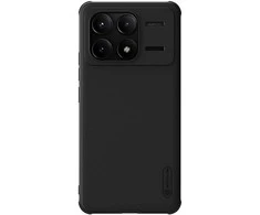 Nillkin Super Frosted PRO Magnetic Poco F6 Pro dėklas telefonui juodos spalvos