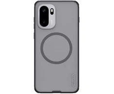 Nillkin Super Frosted PRO Magnetic Back dėklas skirtas OnePlus 15R skaidrus juodos spalvos