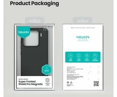 Nillkin Super Frosted PRO Magnetic Back dėklas skirtas Xiaomi 15 juodos spalvos