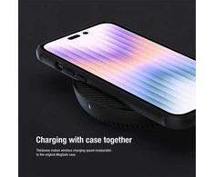 Dėklas Nillkin Super Frosted Shield Pro Magnetic Apple iPhone 14 Pro Max mėlynas