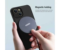 Dėklas Nillkin Super Frosted Shield Pro Magnetic Apple iPhone 14 Plus mėlynas