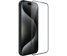 Apsauginis stiklas telefonui Apple iPhone 15 Pro Nillkin CP + Pro juodos spalvos krašteliu