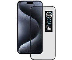 OBAL:ME 5D apsauginis stiklas telefonui Apple iPhone 16 Pro Juodas