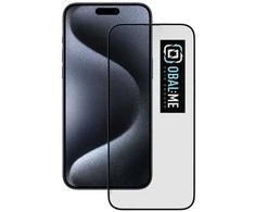 OBAL:ME 5D apsauginis stiklas telefonui Apple iPhone 15 Pro Juodas