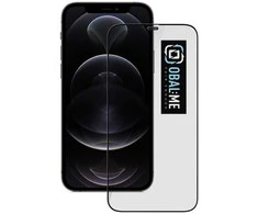 OBAL:ME 5D apsauginis stiklas telefonui Apple iPhone 12 Pro Max Juodas