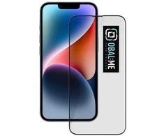OBAL:ME 5D apsauginis stiklas telefonui Apple iPhone 13/13 Pro/14 Juodas