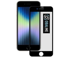 OBAL:ME 5D apsauginis stiklas telefonui Apple iPhone 7/8/SE2020/SE2022 Juodas