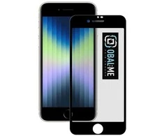 OBAL:ME 5D apsauginis stiklas telefonui Apple iPhone 7/8/SE2020/SE2022 Juodas