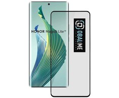 OBAL:ME 5D apsauginis stiklas telefonui Honor Magic5 Lite Juodas