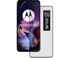 OBAL:ME 5D apsauginis stiklas telefonui Motorola G54 5G/ Power Edition Juodas