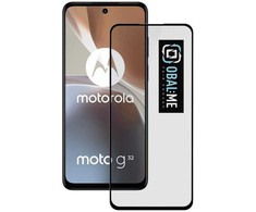 OBAL:ME 5D apsauginis stiklas telefonui Motorola G32 Juodas