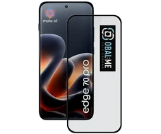 OBAL:ME 5D Apsauginis stiklas Screen Protector skirtas Motorola Edge 70 Pro juodos spalvos