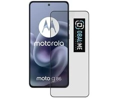 OBAL:ME 5D Apsauginis stiklas Screen Protector skirtas Motorola G86/G86 Power Juodas