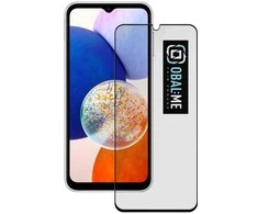 OBAL:ME 5D apsauginis stiklas telefonui Samsung Galaxy A14 5G Juodas
