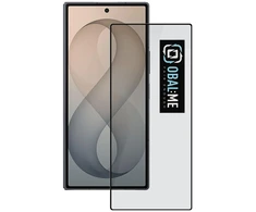 OBAL:ME 5D Apsauginis stiklas Samsung Galaxy Z Fold 8 Ultra juodos spalvos