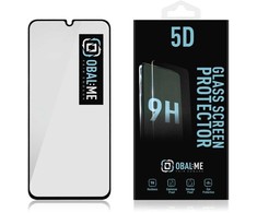 OBAL:ME 5D apsauginis stiklas telefonui Samsung Galaxy A15 4G/5G Juodas