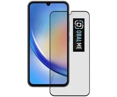 OBAL:ME 5D apsauginis stiklas telefonui Samsung Galaxy A34 5G Juodas