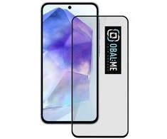 OBAL:ME 5D apsauginis stiklas telefonui Samsung Galaxy A55 5G Juodas