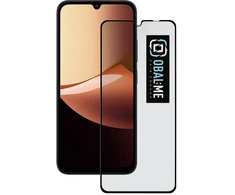 OBAL:ME 5D stiklinis ekrano apsauginis stiklas, skirtas Xiaomi Redmi 17C 4G/5G, juodas