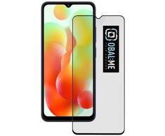 OBAL:ME 5D apsauginis stiklas telefonui Xiaomi Redmi 12C Juodas