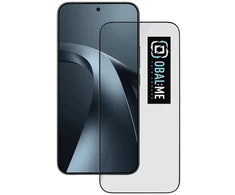 OBAL:ME 5D Apsauginis stiklas skirtas Xiaomi 17T Pro juodos spalvos