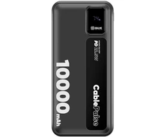 OBAL:ME CablePulse Powerbank 10000mAh 22,5W juodos spalvos