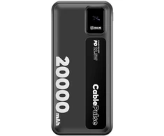 OBAL:ME CablePulse Powerbank 20000mAh 22,5W juodos spalvos