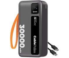 OBAL:ME CablePulse Powerbank 30000mAh 22,5W juodos spalvos