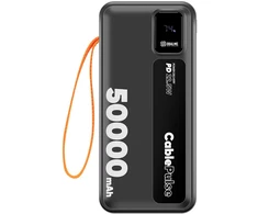 OBAL:ME CablePulse Powerbank 50000mAh 22,5W juodos spalvos