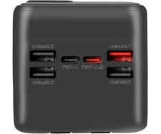 OBAL:ME CablePulse Powerbank 50000mAh 22,5W juodos spalvos