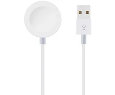 OBAL:ME įkrovimo kabelis skirtas Apple Watch USB-A baltos spalvos