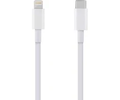 OBAL:ME Fast Charge USB-C/Lightning kabelis 1m baltos spalvos