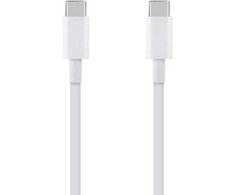 OBAL:ME Fast Charge USB-C/USB-C kabelis 1m baltos spalvos