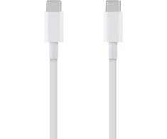 OBAL:ME Fast Charge USB-C/USB-C kabelis 1m baltos spalvos