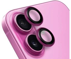 OBAL:ME lešio apsauga skirta Apple iPhone 16/16 Plus rožinės spalvos
