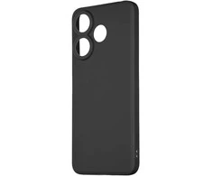 OBAL:ME Matte TPU dėklas telefonui Xiaomi Redmi 13 4G/5G juodos spalvos