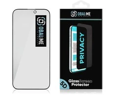 OBAL:ME Privacy 5D ekrano apsauga telefonui Apple iPhone 16 Pro Max Juodas