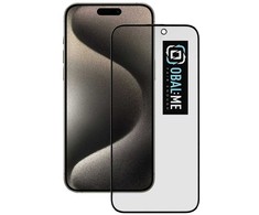 OBAL:ME Privacy 5D ekrano apsauga telefonui Apple iPhone 15 Pro Max Juodas