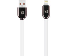 OBAL:ME Sleek USB-A/Lightning kabelis baltos spalvos
