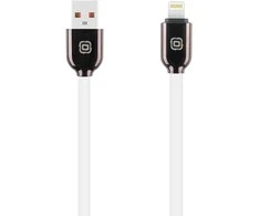OBAL:ME Sleek USB-A/Lightning kabelis baltos spalvos