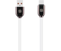 OBAL:ME Sleek USB-A/USB-C kabelis baltos spalvos