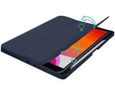 OBAL:ME SolidTab dėklas, skirtas Samsung Galaxy Tab S10 Lite/S9/S9 FE/S10 FE, tamsiai mėlynas