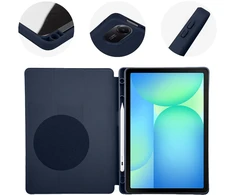 OBAL:ME SolidTab Case for Samsung Galaxy Tab S10 Lite/S9/S9 FE/S10 FE Dark Mėlyna