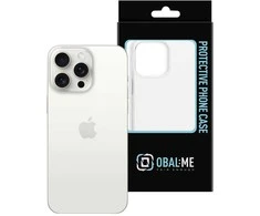 OBAL:ME TPU dėklas telefonui Apple iPhone 15 Pro Max skaidrus