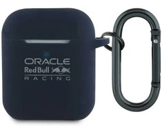 Red Bull Raudona Bull Raudona Bull silikoninis dėklas ausinėms Apple AirPods 1/2 mėlynos spalvos