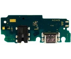 „Samsung A047F Galaxy A04s“ plokštė su įkrovimo jungtimi (pakeitimų paketas)