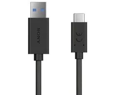 Sony Mobile UCB-20 Sony USB-C Data Cable 3A 1m Juodas(Service Pack)
